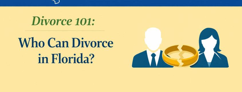 Learn who can divorce in Florida